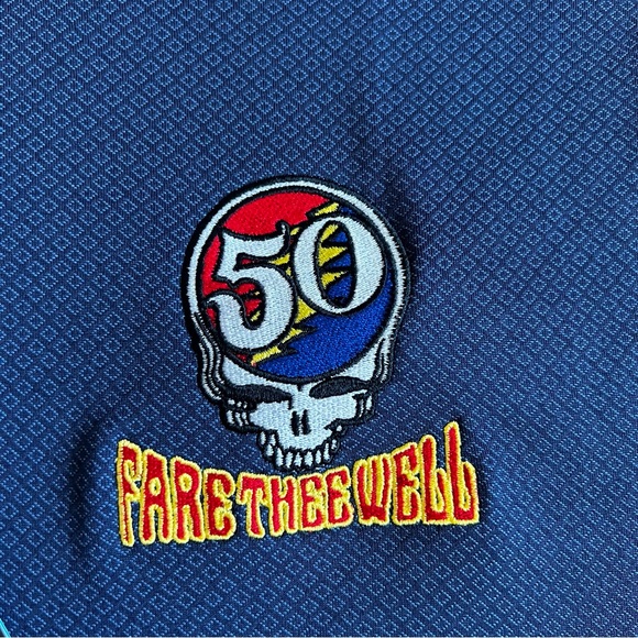 Grateful Dead x Callaway Golf Polo Shirt Sz L Fare Thee Well Steal Your Face NWT